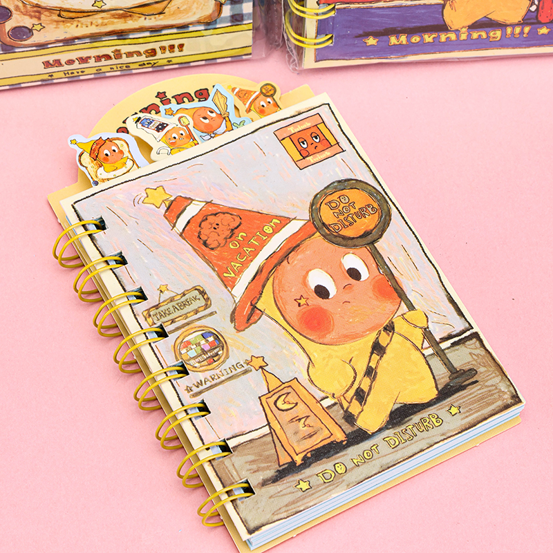 A7 Categorized Star Person Spiral Notebook