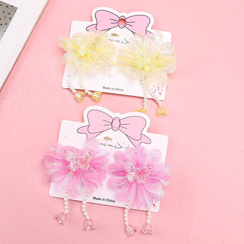 Pearl Flower Duckbill Alloy Hair Clip 4010402896