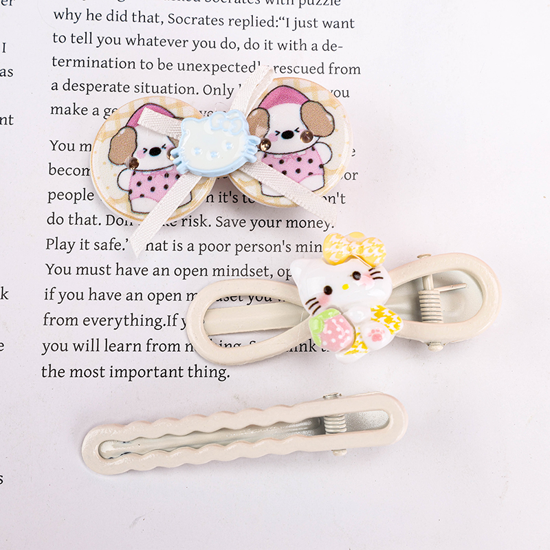 Cartoon Bow Duckbill Alloy Hair Clip 4010402906