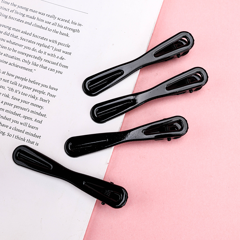 Black Bow Tie Duckbill Clip