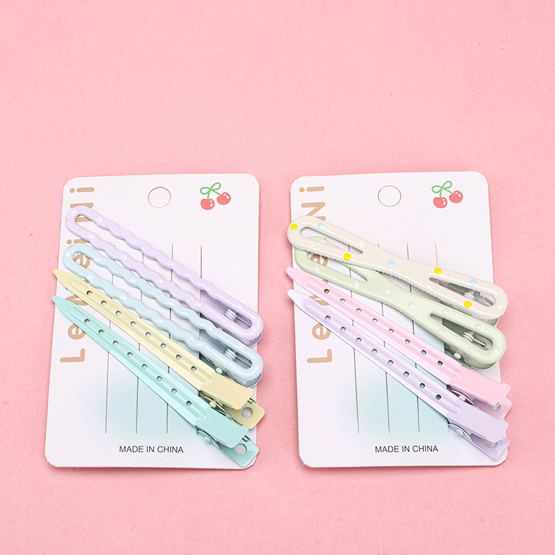 Four Color Wave Dot Duck Hair Clip Alloy 4010402932