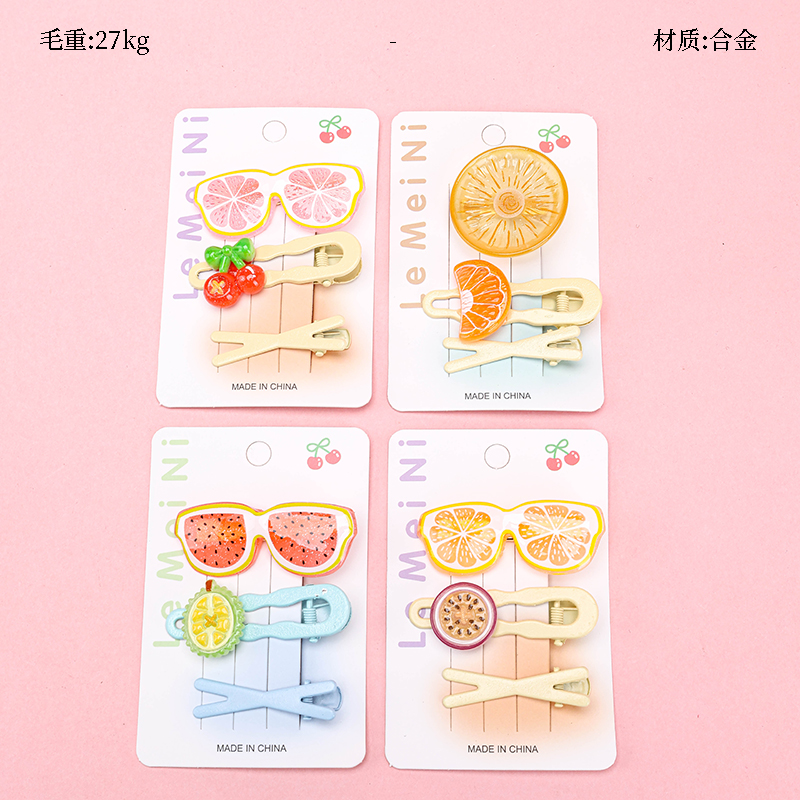 Simulation Fruit Duck Hair Clip Alloy 4010402938