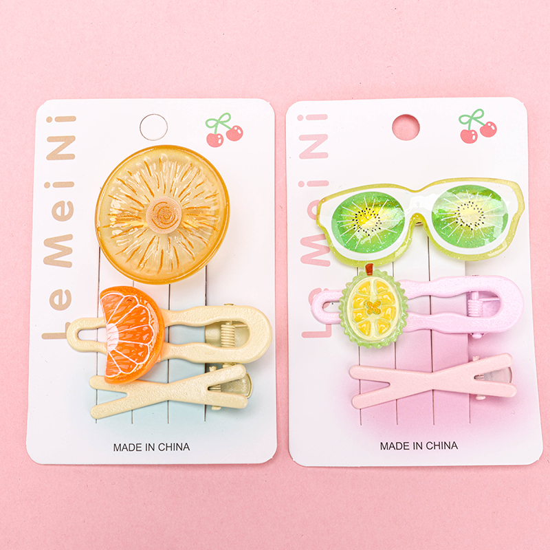 Simulation Fruit Duck Hair Clip Alloy 4010402938