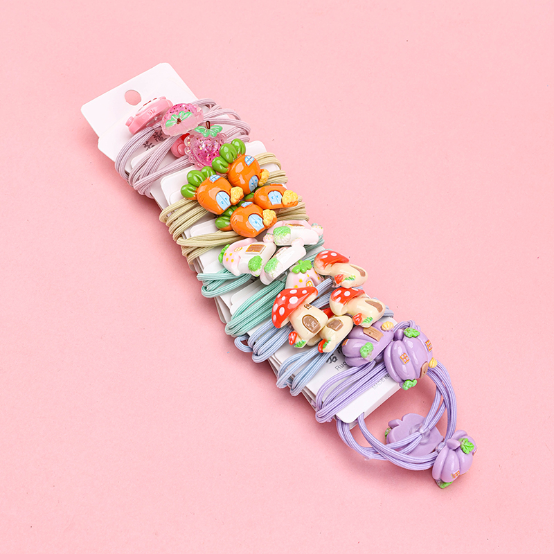 Colored Nylon Hair Tie Set