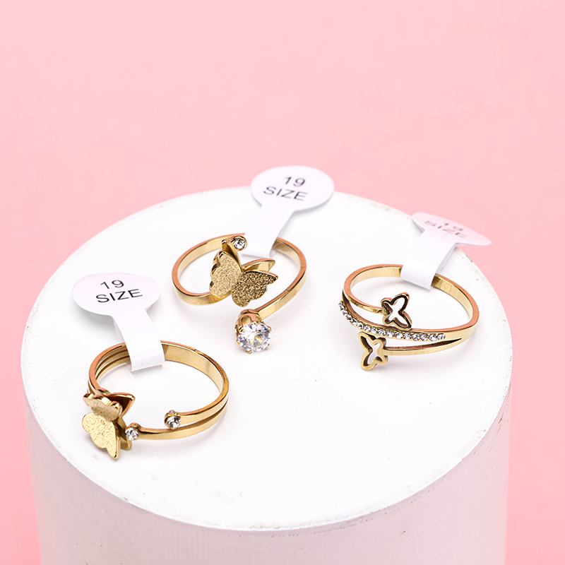 Rhinestone Adjustable Ring