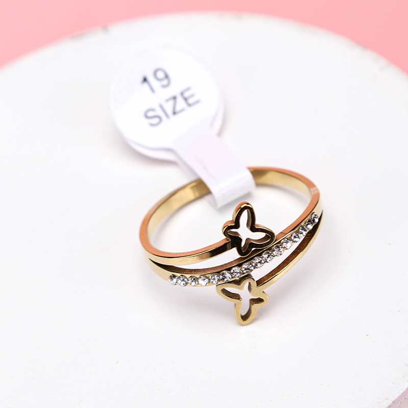 Rhinestone Adjustable Ring