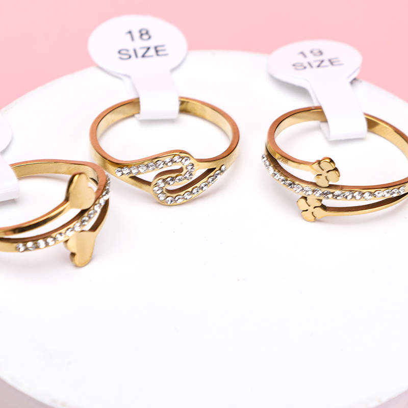 Simple Rhinestone Ring 4020700095