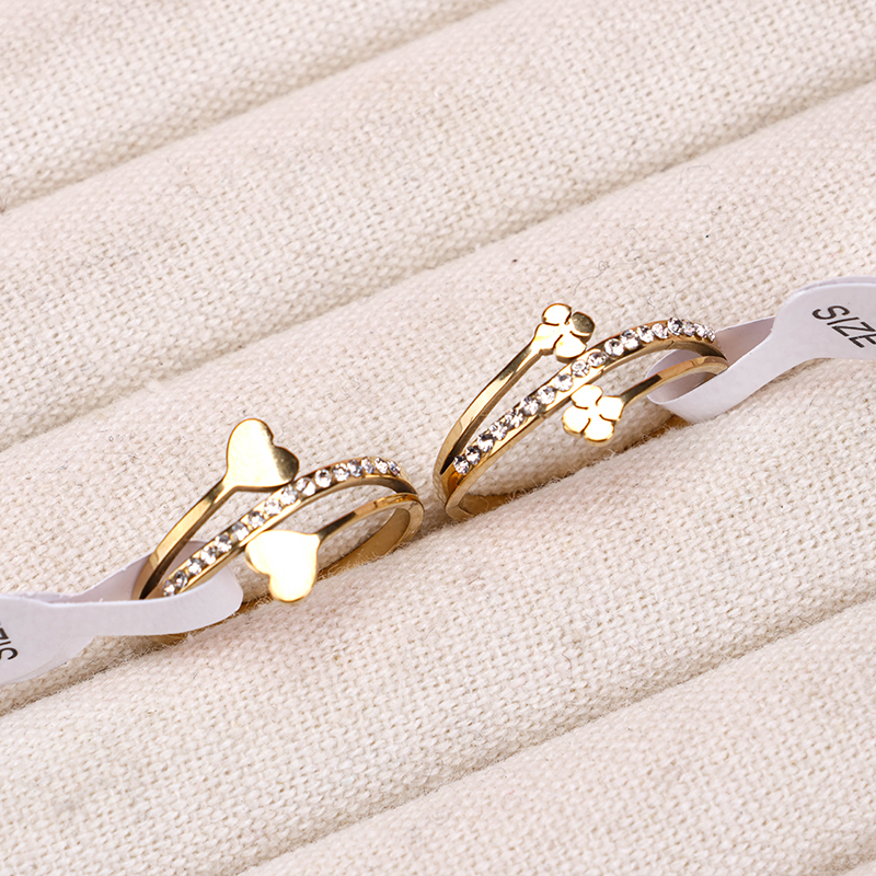 Simple Rhinestone Ring 4020700095