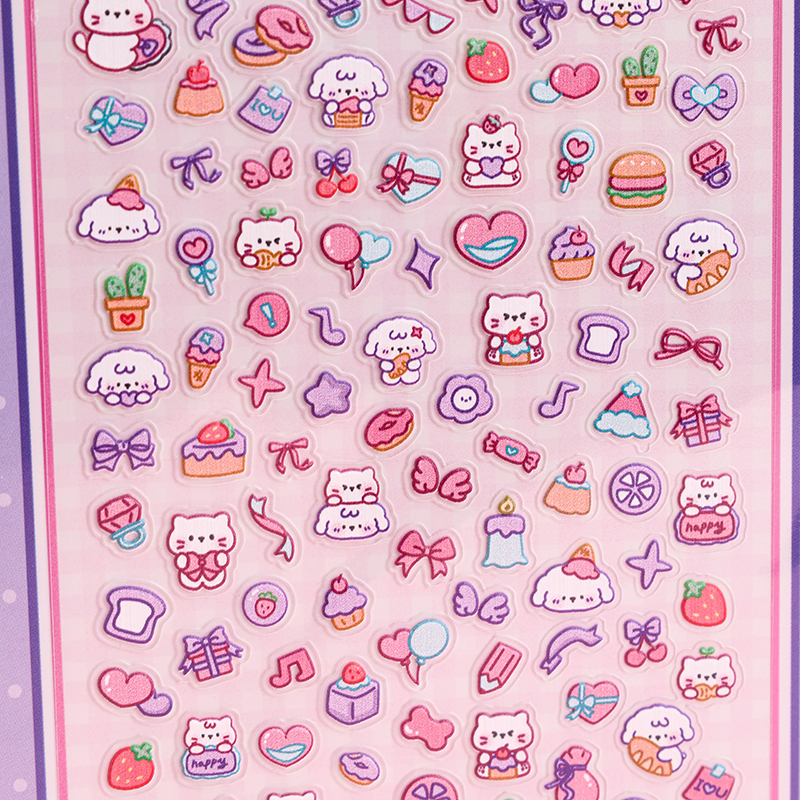 Embossed Nail Stickers SC1507
