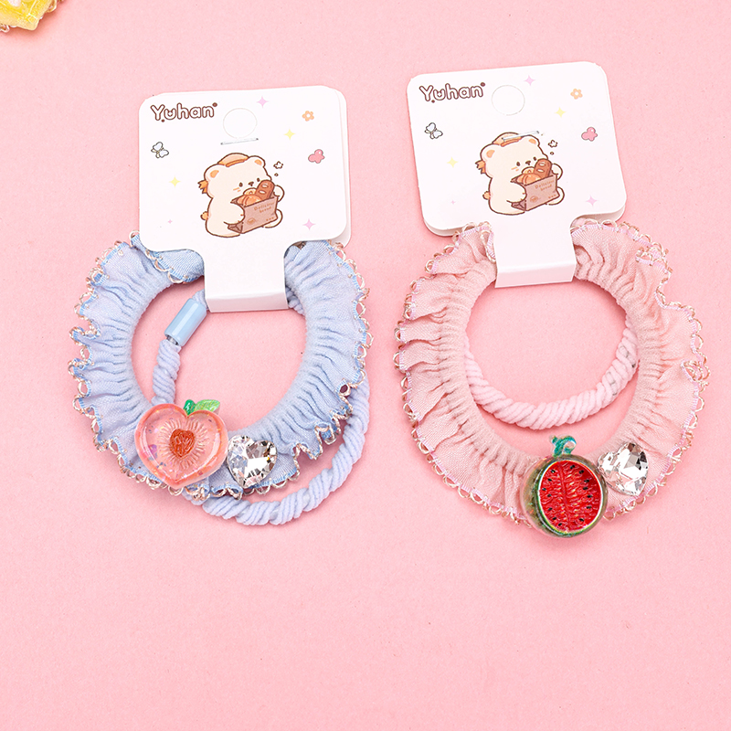 Crystal Fruit Hair Ties