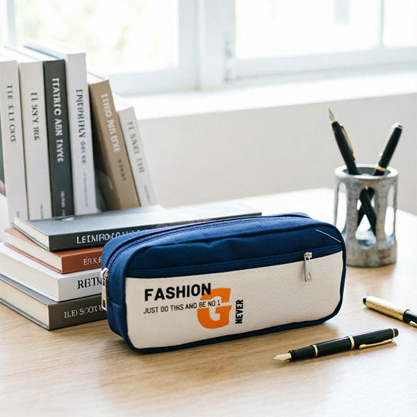999 Double-Layer Simple Men Pencil Case
