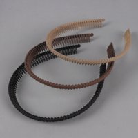 XJY奶茶色麻花细齿发箍 2