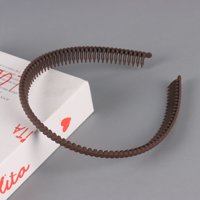 XJY奶茶色麻花细齿发箍 4