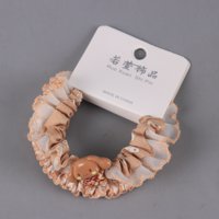 RX奶咖卡通纱花边肠圈 4