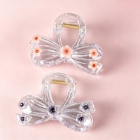 TY粘花蝴蝶结透明中爪 4