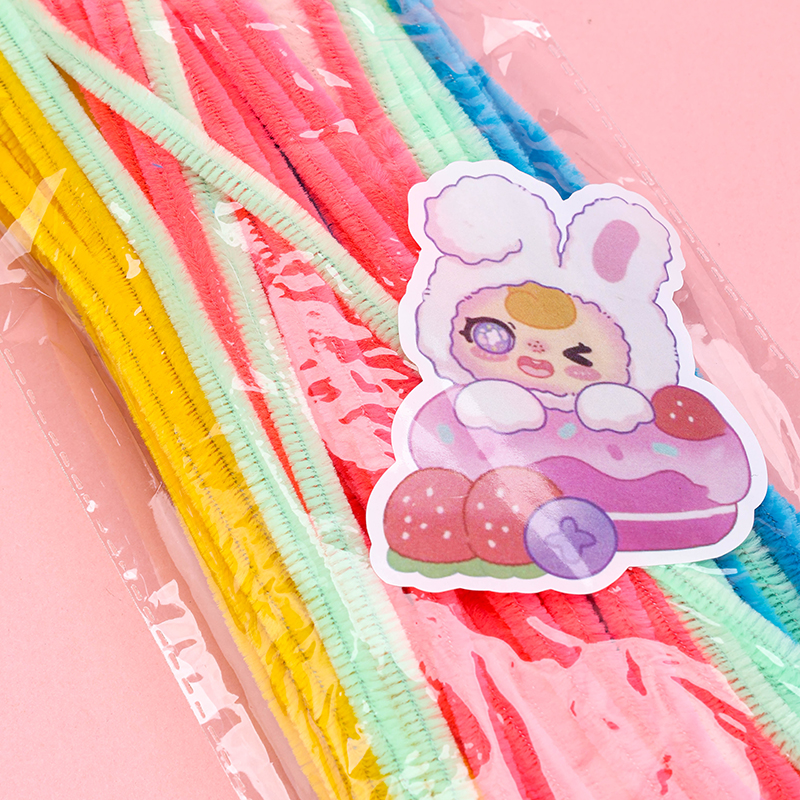 100pcs Pipe Cleaners Random Colors 3120200449