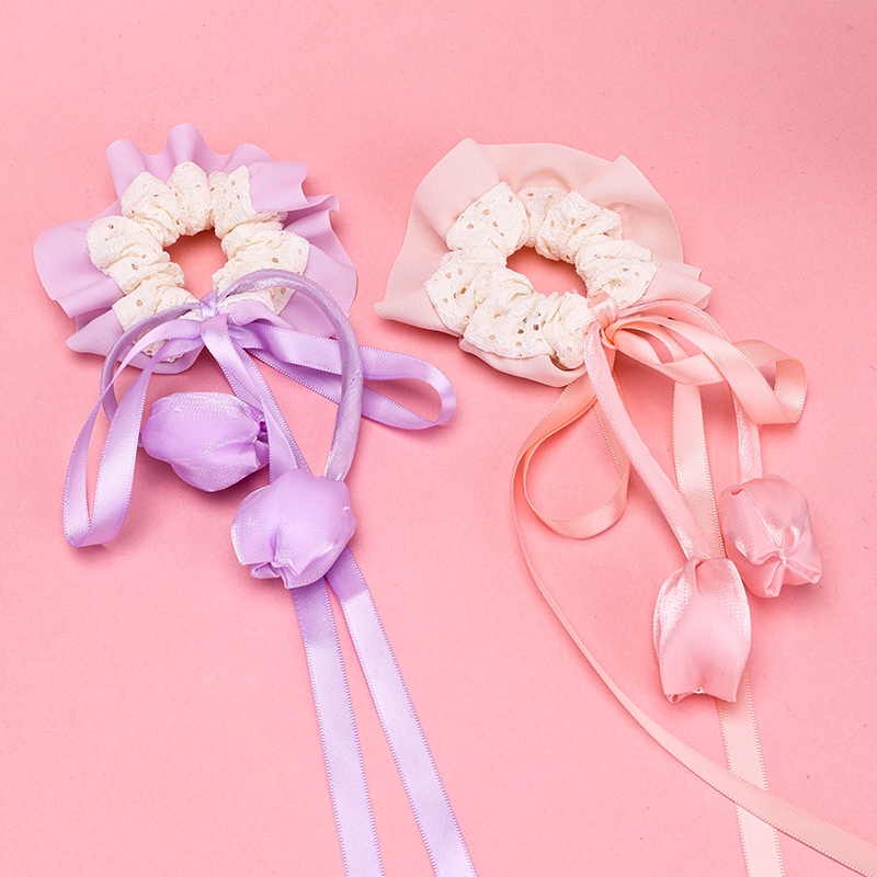Ribbon Hair Scrunchie
