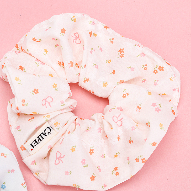 New Cartoon Floral Polyester Scrunchie 4012102099