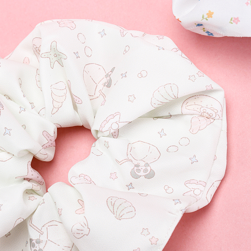 New Cartoon Floral Polyester Scrunchie 4012102099