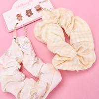 Boxed Two-Piece Hanging Tag Fabric Scrunchie 4012102108