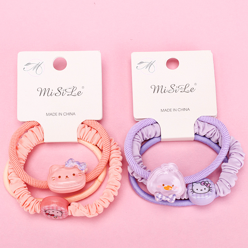 Transparent Cartoon Hair Ties
