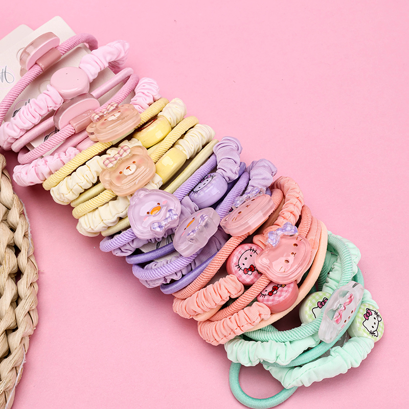Transparent Cartoon Hair Ties