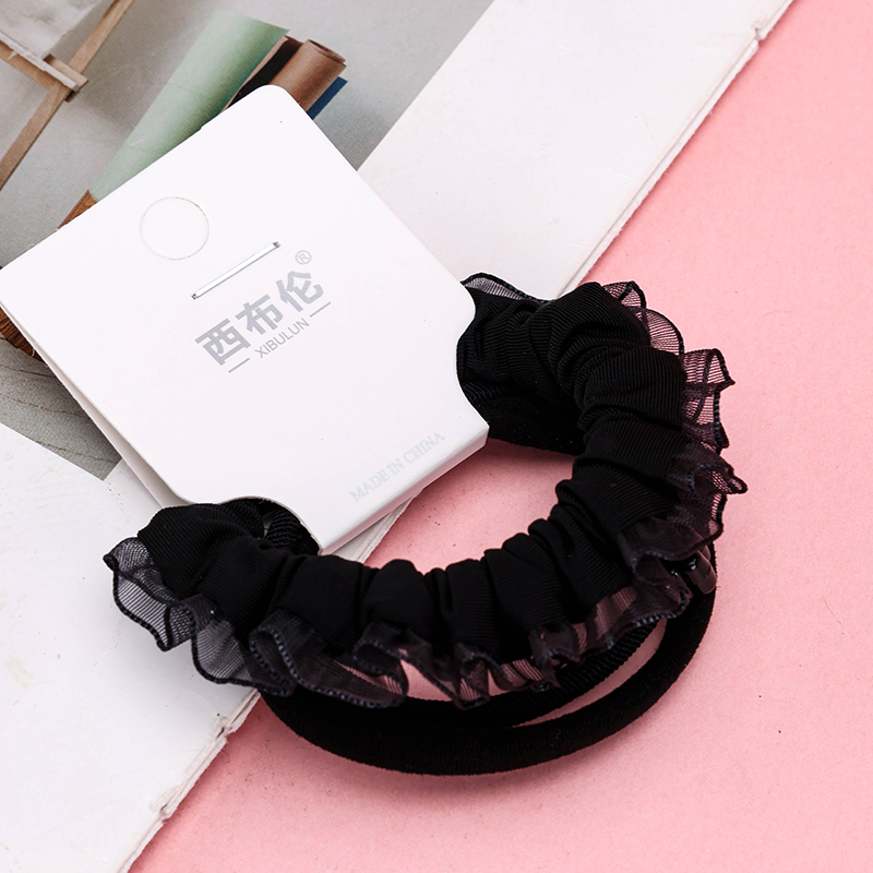Black Hair Elastic Set
