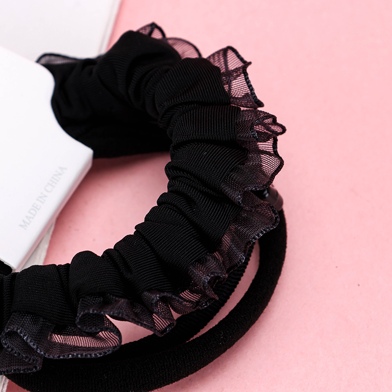 Black Hair Elastic Set