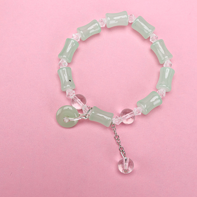 Clear Jelly Bamboo Bracelet