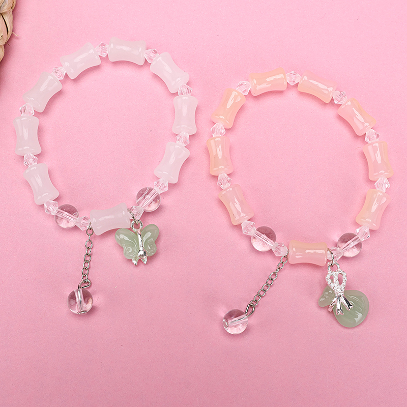 Clear Jelly Bamboo Bracelet