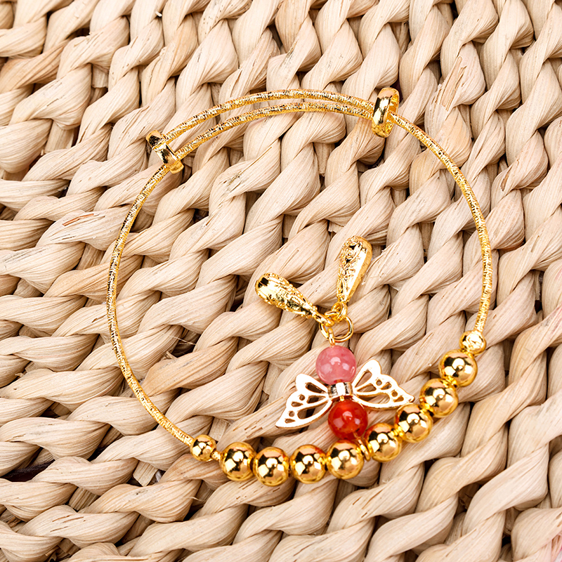 Tassel Gold Adjustable Bangle