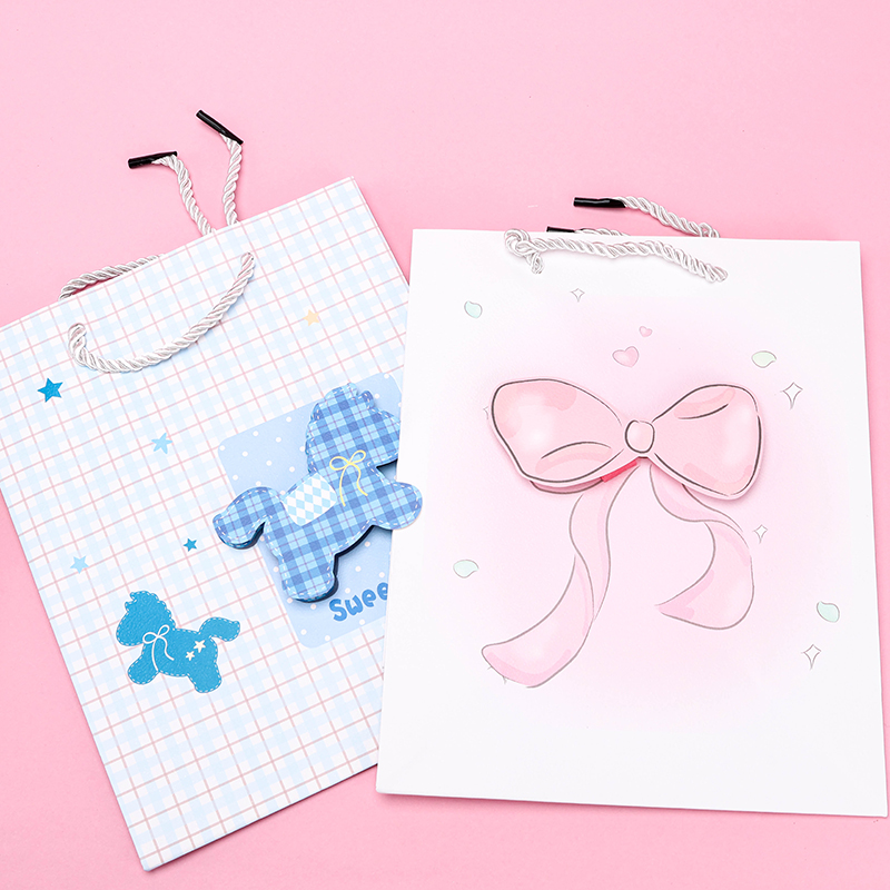 SZ157 3D Cartoon Vertical Medium Gift Bag
