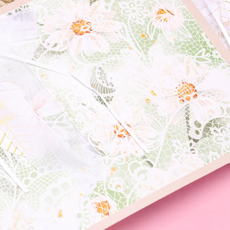 HZ270 Rivet Ribbon Horizontal Medium Gift Bag