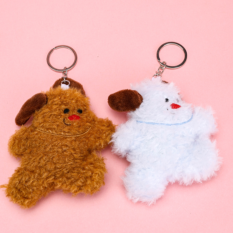 Running Bear Plush Bag Charm