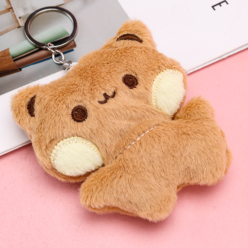 Couple Bear Plush Bag Charm