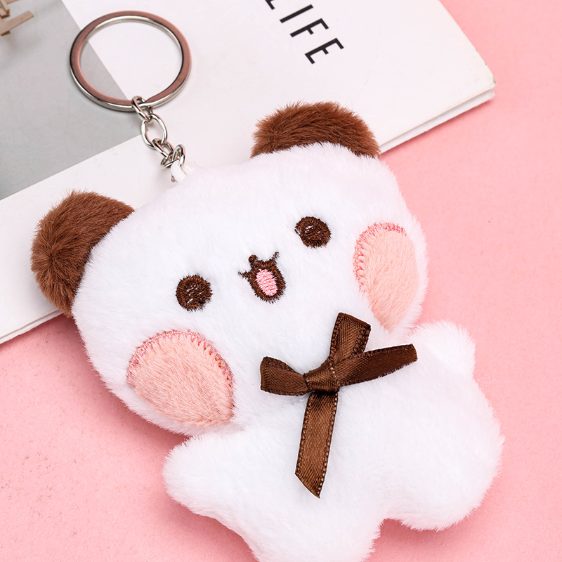Couple Bear Plush Bag Charm