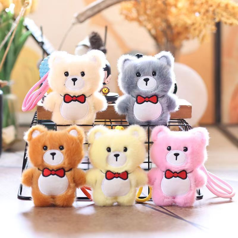Cute Little Bear Plush Bag Charm