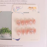 QXJ702卡通泡芙指甲贴 3