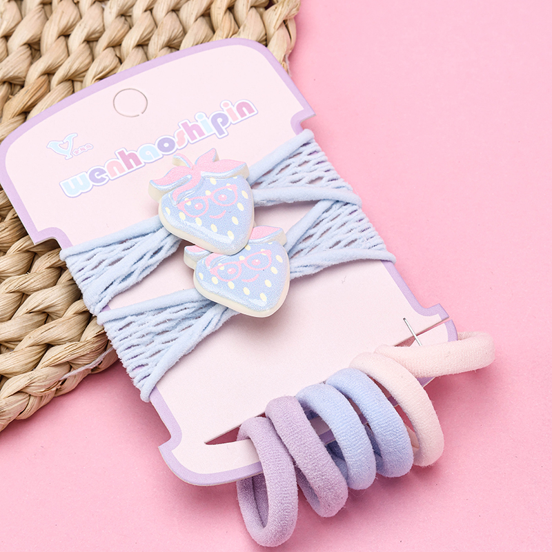 Cartoon Hair Elastic Set 2+6