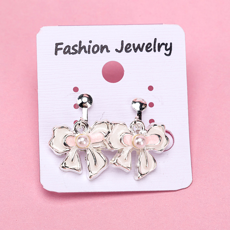 Long Bar Micro Inlaid Enamel Earring