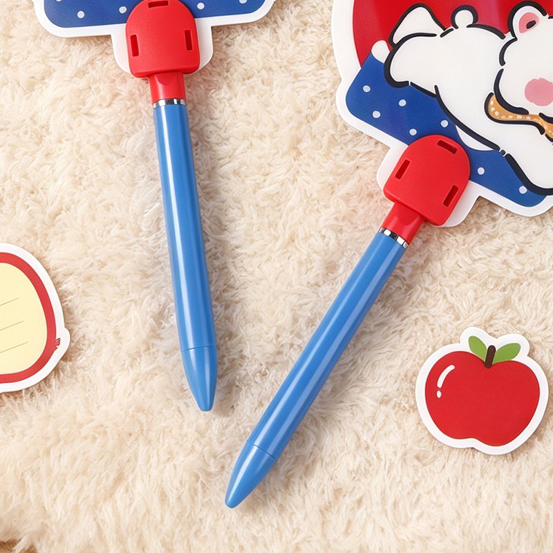Apple Bear Fan Gel Pen