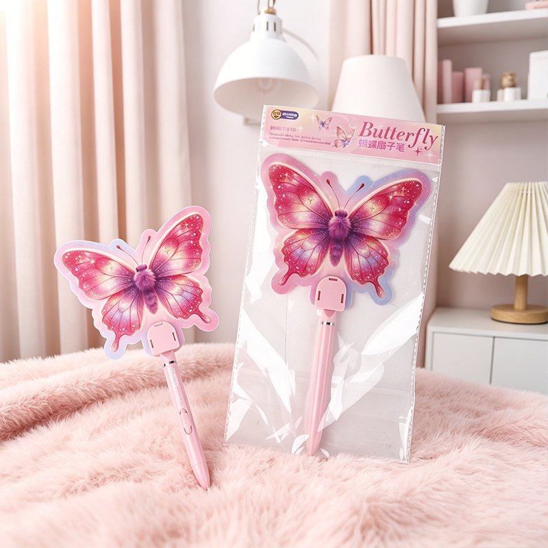 Butterfly Fan Gel Pen