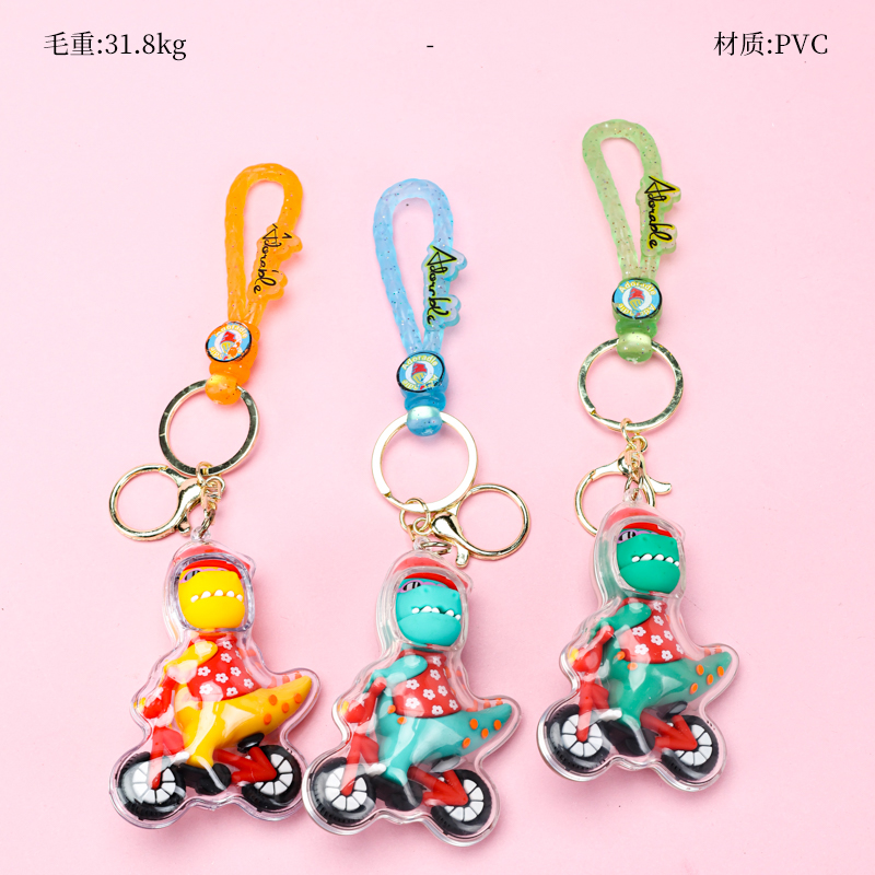 PVC Cartoon Crocodile Keychain 4041801940