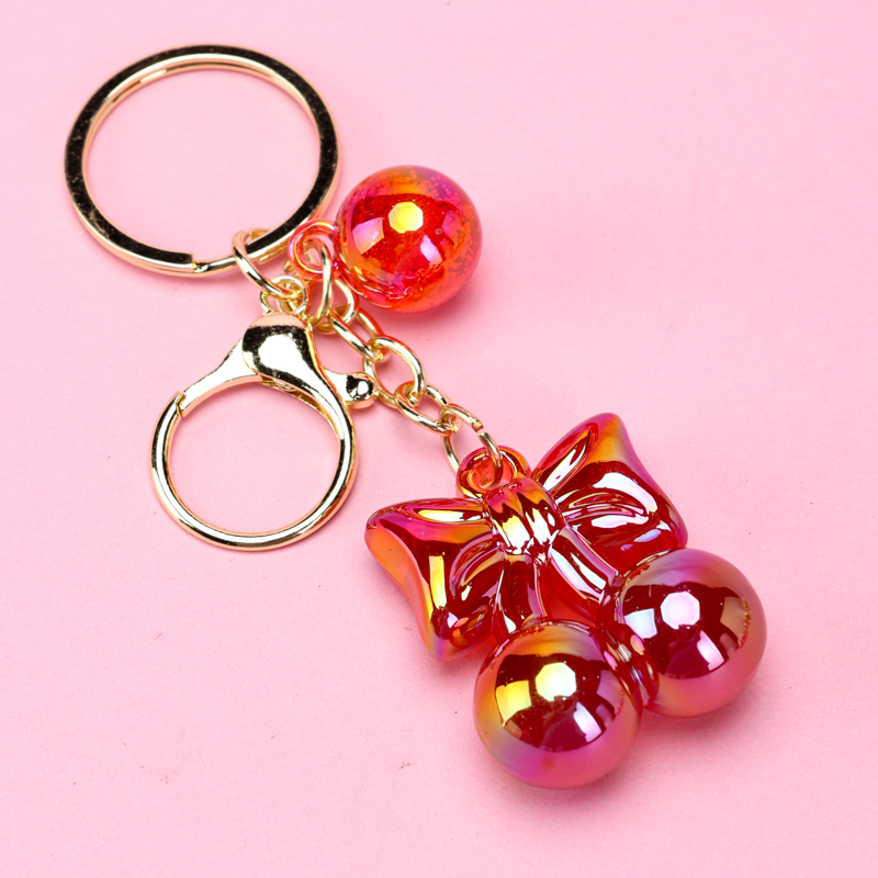 Crystal Cherry Bag Charm