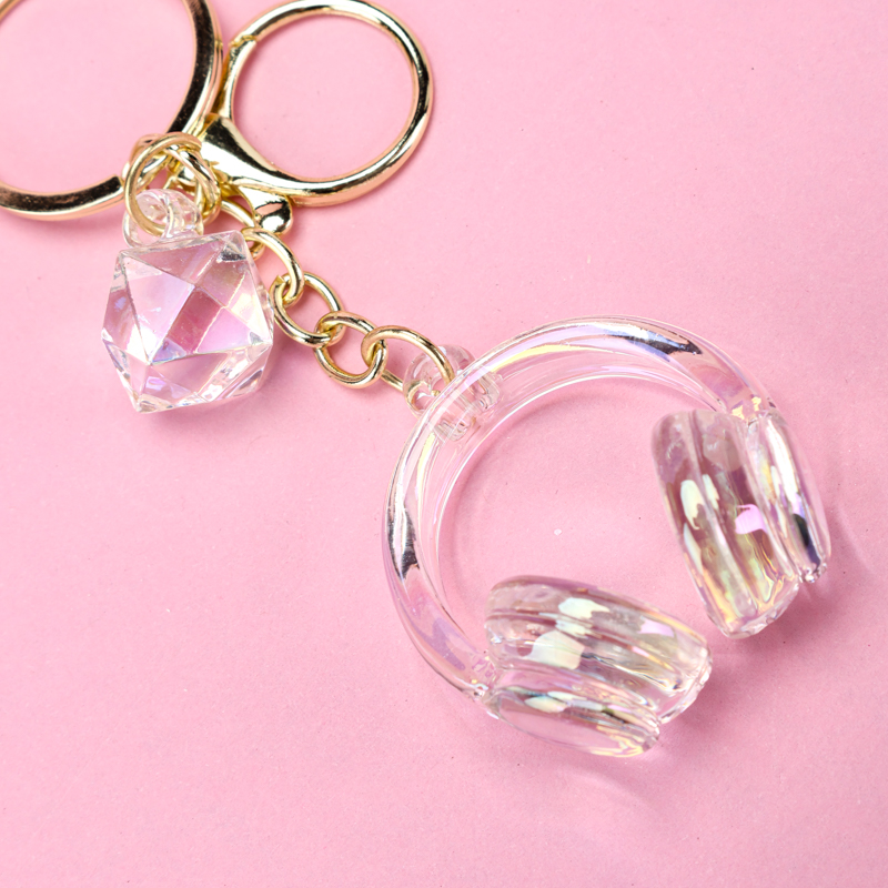 Crystal Earphone Bag Charm