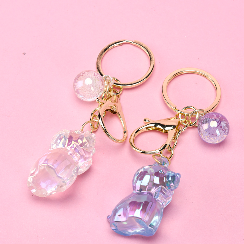 Crystal Violent Bear Charm