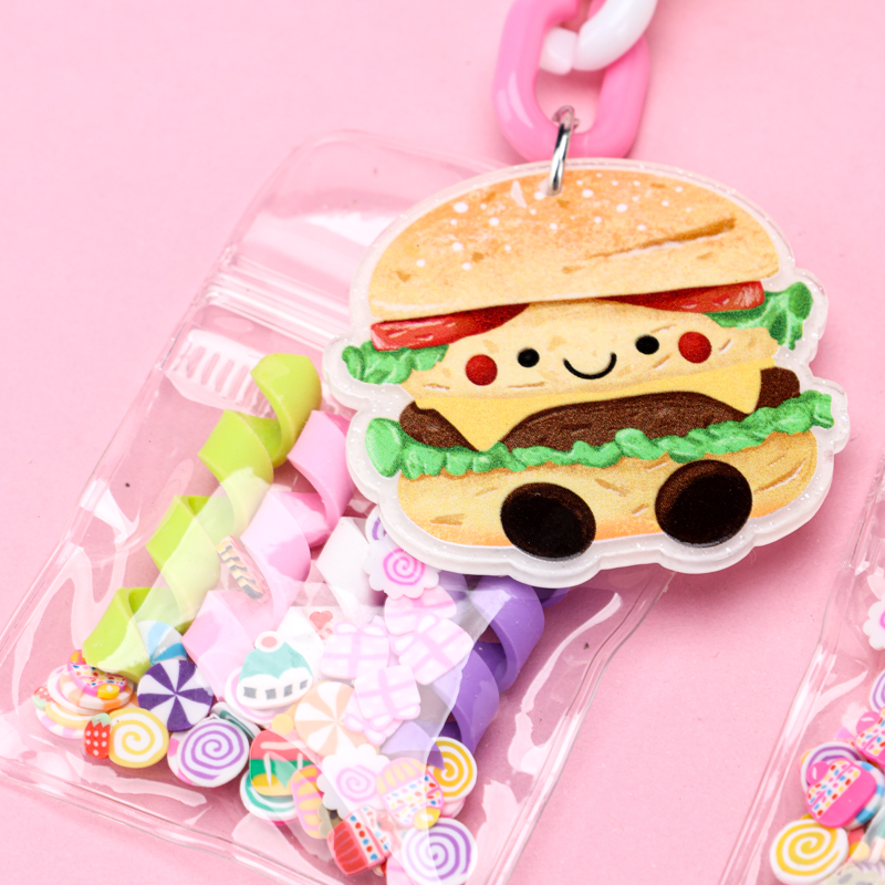 Spaghetti Polymer Clay Charm