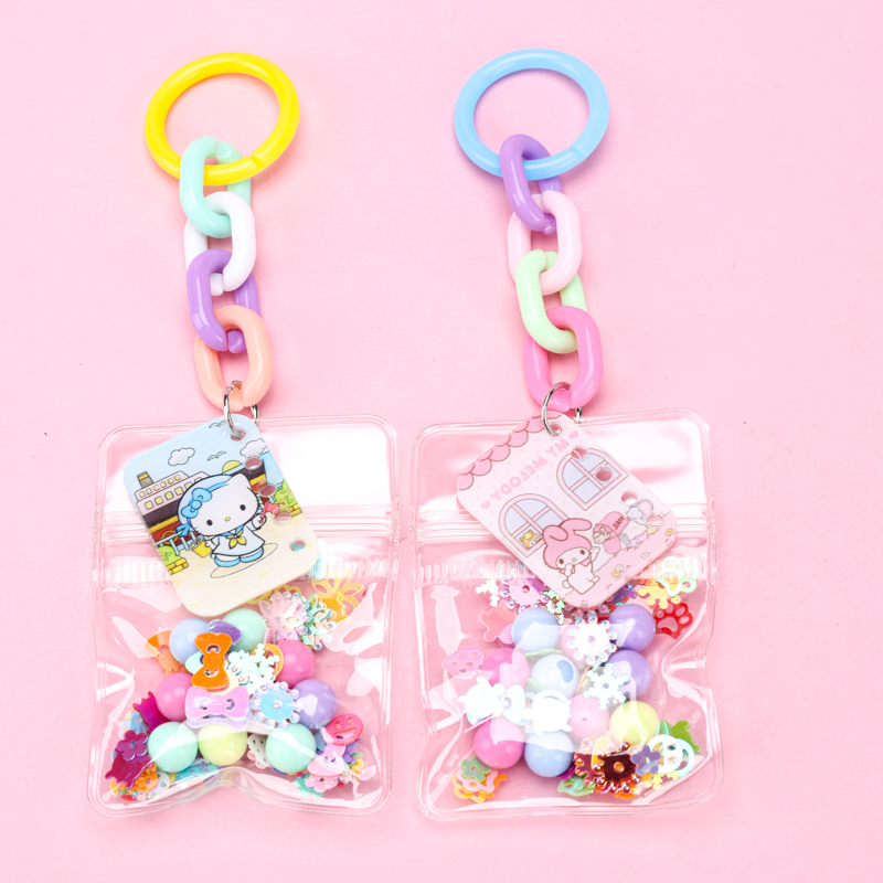 Colorful Bead Bag Charm