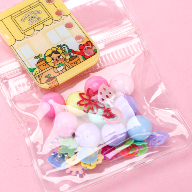 Colorful Bead Bag Charm