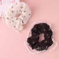 MF黑白系网纱包边肠圈 4
